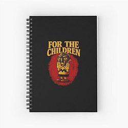 MF Doom Inspired Throne Flame Spiral Notebook