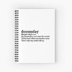 Doomsday by MF DOOM Note Pad