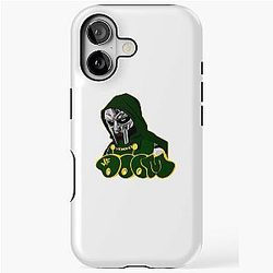 Green Hooded MF Doom Mask Figure iPhone Case