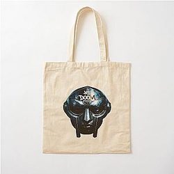 Blue Chrome MF Doom Mask Cotton Tote Bag