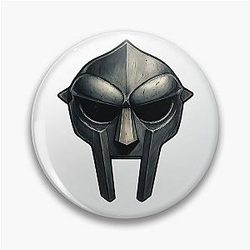 MF DOOM Mask Pin