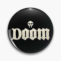 MF Doom Gothic Mask Street Style Pin
