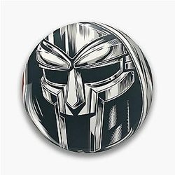 MF Doom Metal Mask Pin