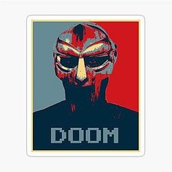 MF DOOM - DOOM Sticker