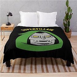 Supervillain MF Doom Throw Blanket