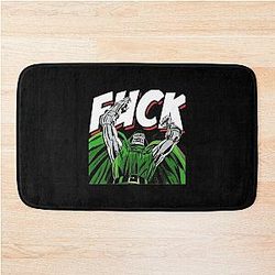 MF Doom Inspired Green Warrior Mask Bath Mat