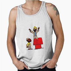 MF Doom Inspired Red Block Tank Top