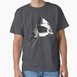 MF DOOM Mask Metal Face Tribute T-Shirt