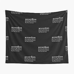 Accordion Living Off Borrowed Time Tapestry by MF DOOM