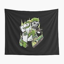 MF Doom Mask Raised Arms Tapestry