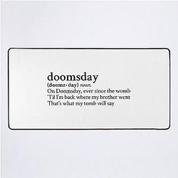 Doomsday by mf DOOM Desk Mat