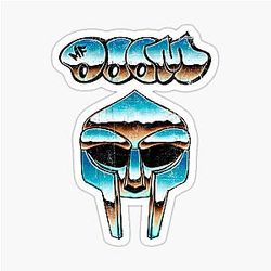 MF Doom 80s Sticker
