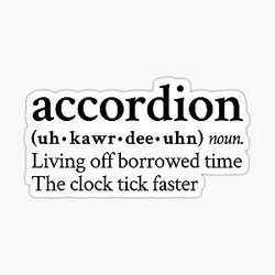 Accordion Living Off Borrowed Time by MF DOOM