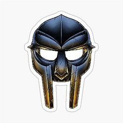Legend Mf Doom Mask Sticker