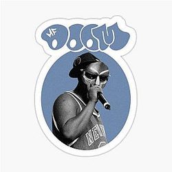 MF DOOM Rapper Legend Sticker