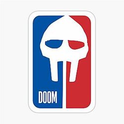 MF DOOM - NBA Style Print Sticker