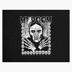 Monochrome MF Doom Masked Figure Jigsaw Puzzle