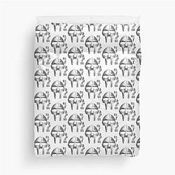 Mf Doom Faded Duvet Cover