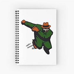 MF Doom Dance Spiral Notebook