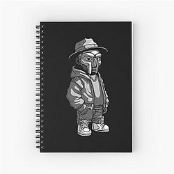 Chibi MF Doom Spiral Notebook