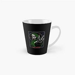 White Hooded MF Doom Style Tall Mug