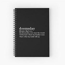 Doomsday by MF DOOM Notebook