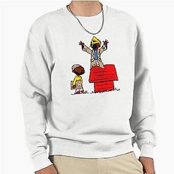 MF Doom Inspired Scene Block Pullover Sweatshirt