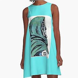 MF DOOM 90s Hip Hop A-Line Dress