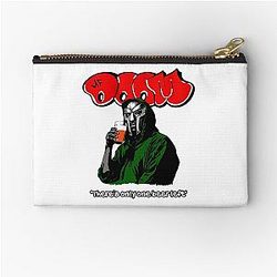Doom Style Mask Drinking Pose Zipper Pouch