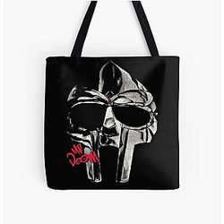 MF DOOM Halftone Illustration Tote Bag