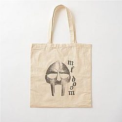 Mf Doom Faded Cotton Tote Bag