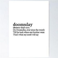 Doomsday by MF Doom Poster