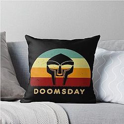 Retro Sunset - MF Doom Doomsday Throw Pillow