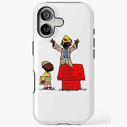 MF Doom Inspired Scene Red Block iPhone Case