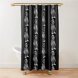 Chibi MF Doom Shower Curtain