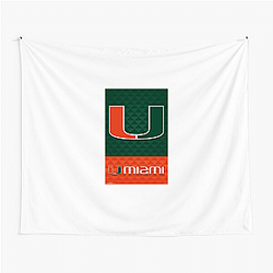 Miami Hurricanes Merch For Fans Miami Hurricanes Tapestries
