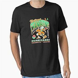 Official Miami Hurricanes 2001 National Champions T-Shirt