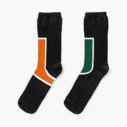 Miami Football Socks