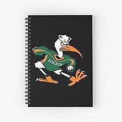 Miami Hurricanes Spiral Notebook
