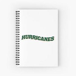 University of Miami Hurricane Spiral Notebook