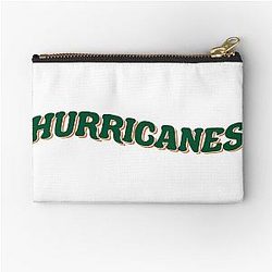 University of Miami Hurricane Zipper Pouch