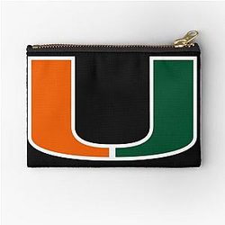 Miami Hurricanes logo Zipper Pouch