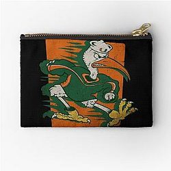 Miami Hurricane Retro Design Zipper Pouch