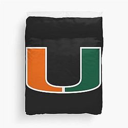 Miami Hurricanes Duvet Cover