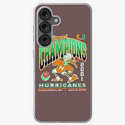 Miami Hurricanes 2001 National Champions Samsung Galaxy Soft Case