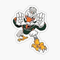 Miami Hurricanes sticker
