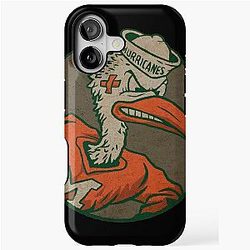 Miami Hurricanes iPhone Case