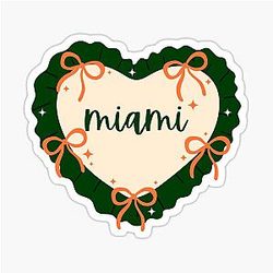 University of Miami Hurricanes Sticker