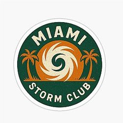 Miami Hurricanes football sticker