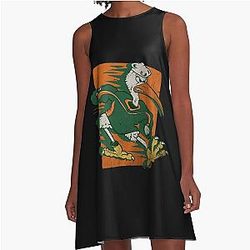 Miami Hurricanes A-Line Dress